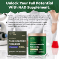 Pro Vital NAD+ supplement with Nicotinamide Riboside in two containers, promoting cellular energy and overall health.